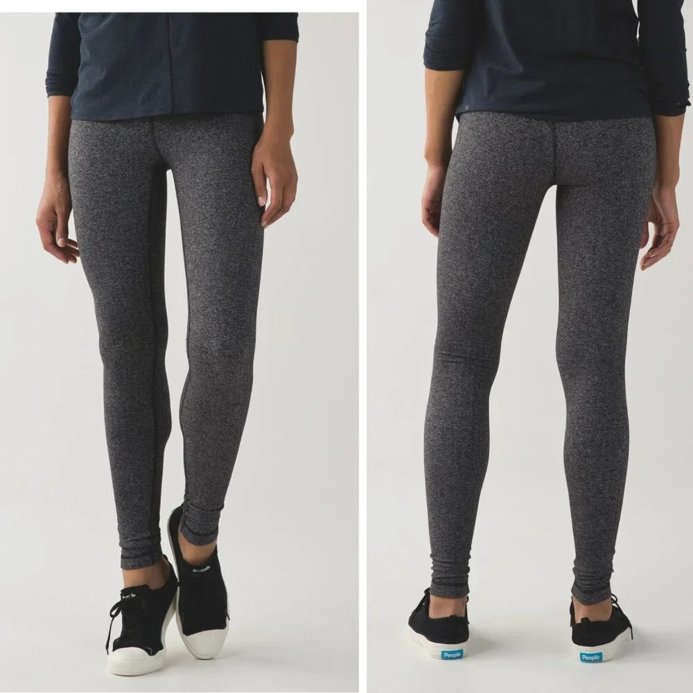 Lululemon Wunder Under Pant III Heathered Herringbone 27302